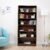 Amazon Brand – Solimo Scarlett Engineered Wood Bookcase (Walnut)