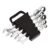 amazon basics Flexible Ratcheting Wrench Set – Metric, 5-Piece | Flex