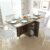 Studio Kook ABBA Engineered Wood 6 Seater Folding Dining Table (Junglewood, Matte Finish. Without Chairs)
