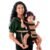 LuvLap Royal Hip Seat Baby Carrier with 4 Carry Positions, Baby Carrier with Hip seat for 6 to 24 Months Baby, Adjustable New-Born to Toddler Carrier, Max Weight Up to 15 Kgs (Black)